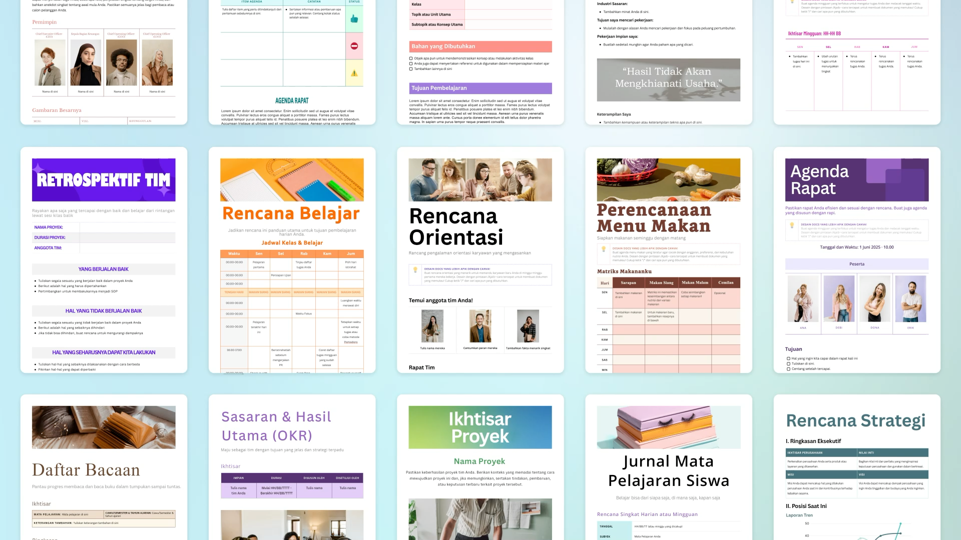 jualan template Canva